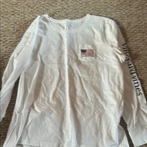 Vineyard Vines White Long Sleeve Shirt